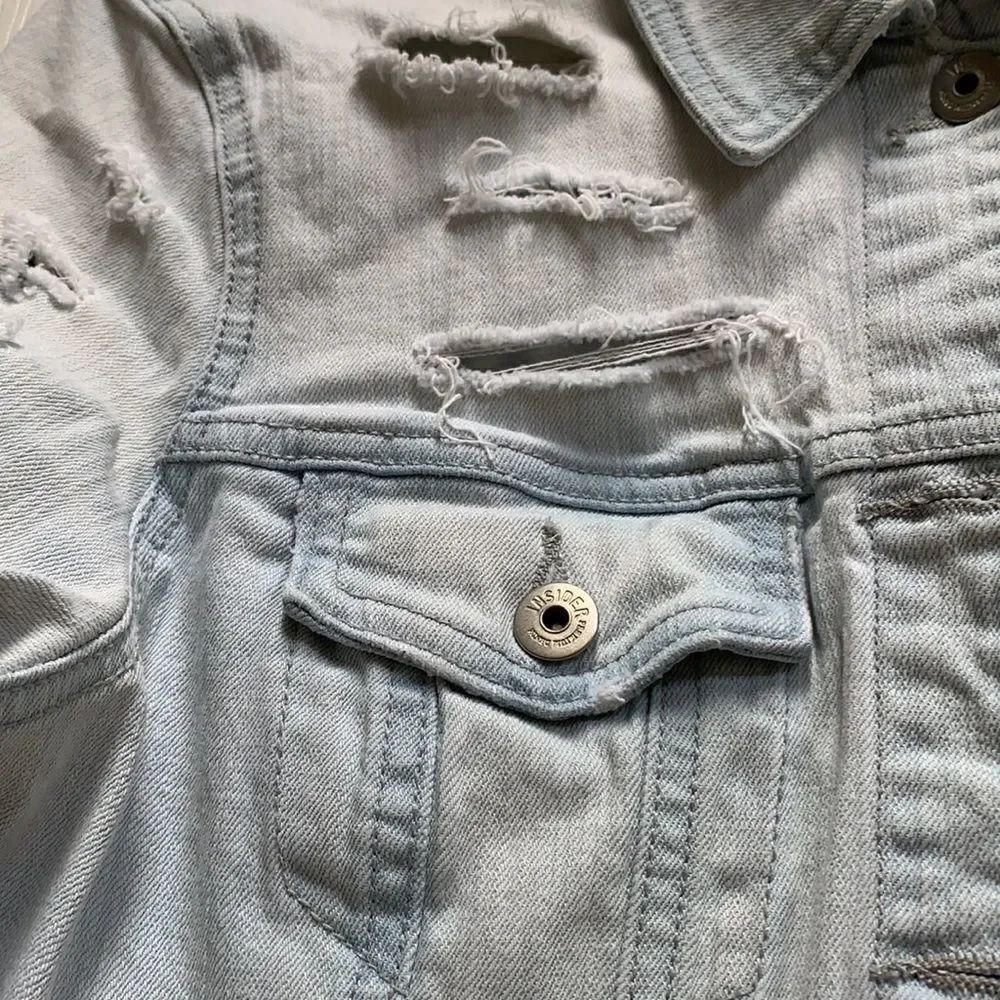 Light Wash Jean Jacket - Picture 2 of 4